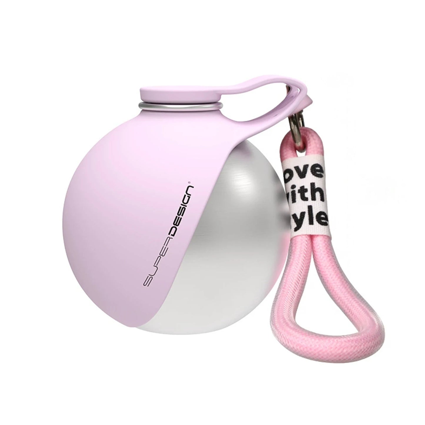 Tragbare Hundetrinkflasche mit Napf